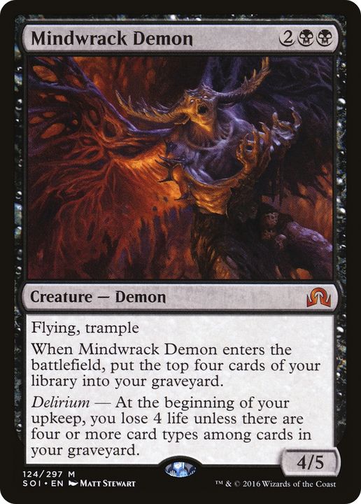 Mindwrack Demon in the group Magic the Gathering / Types / Colors / Black at Proxyprinters.com (67278)