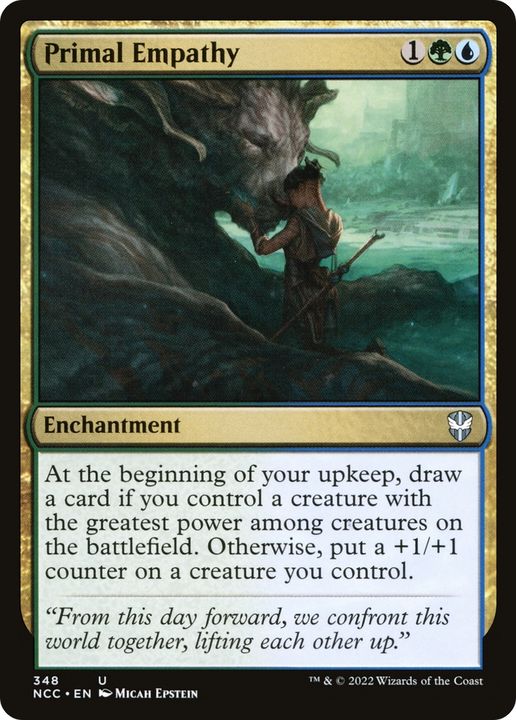 Primal Empathy in the group Magic the Gathering / Sets / New Capenna Commander at Proxyprinters.com (67280)