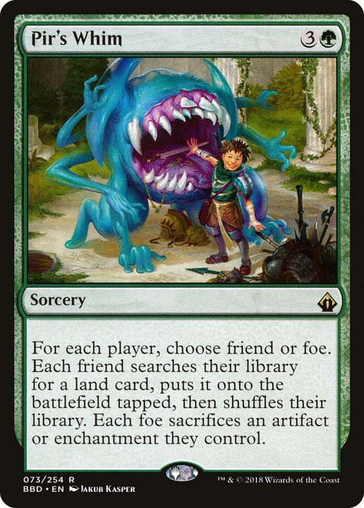 Pir's Whim in the group Magic the Gathering / Types / Colors / Green at Proxyprinters.com (67290)