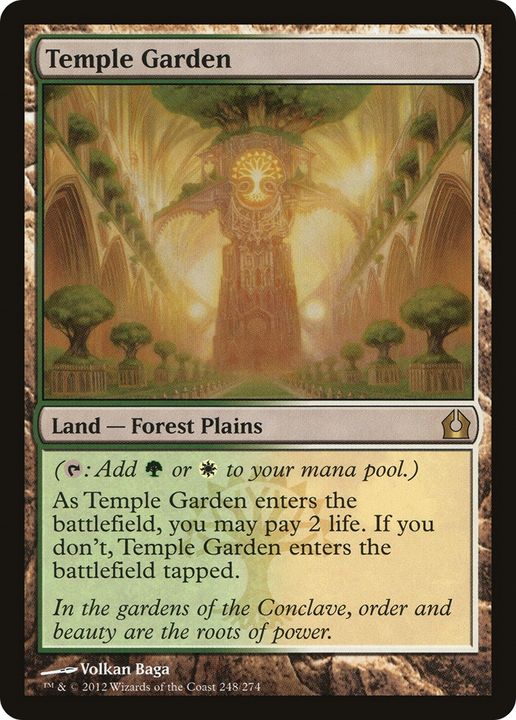 Temple Garden in the group Magic the Gathering / Types / Land / Forest at Proxyprinters.com (67301)