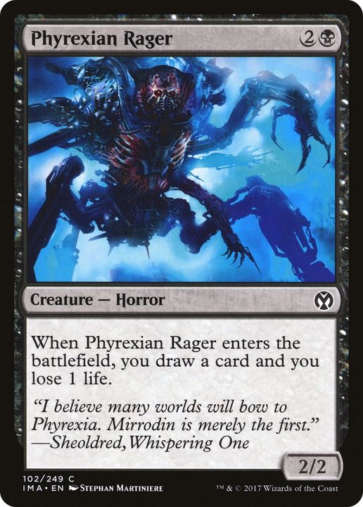 Phyrexian Rager in the group Magic the Gathering / Sets / Iconic Masters Tokens at Proxyprinters.com (67304)