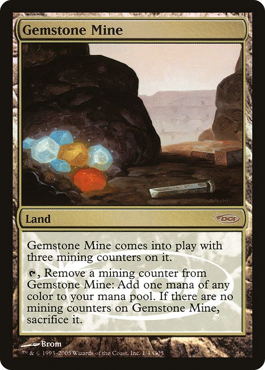 Gemstone Mine in the group Magic the Gathering / Types / Colors / Colorless at Proxyprinters.com (67306)