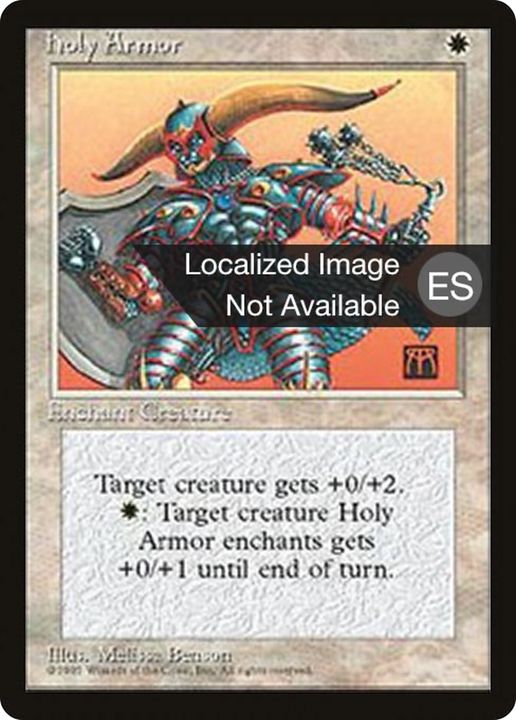 Holy Armor in the group Magic the Gathering / Sets / Fourth Edition Foreign Black Border at Proxyprinters.com (67313)