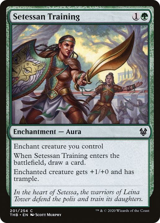 Setessan Training in the group Magic the Gathering / Types / Colors / Green at Proxyprinters.com (67325)