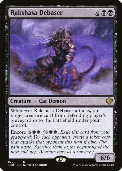 Rakshasa Debaser in the group Magic the Gathering / Types / Colors / Black at Proxyprinters.com (6735)