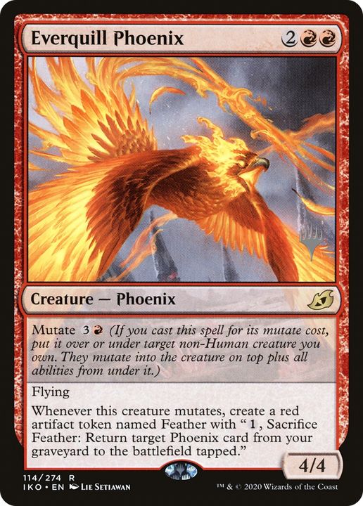 Everquill Phoenix in the group Magic the Gathering / Types / Colors / Red at Proxyprinters.com (67360)