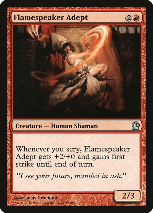 Flamespeaker Adept in the group Magic the Gathering / Types / Creatures / Human at Proxyprinters.com (67374)