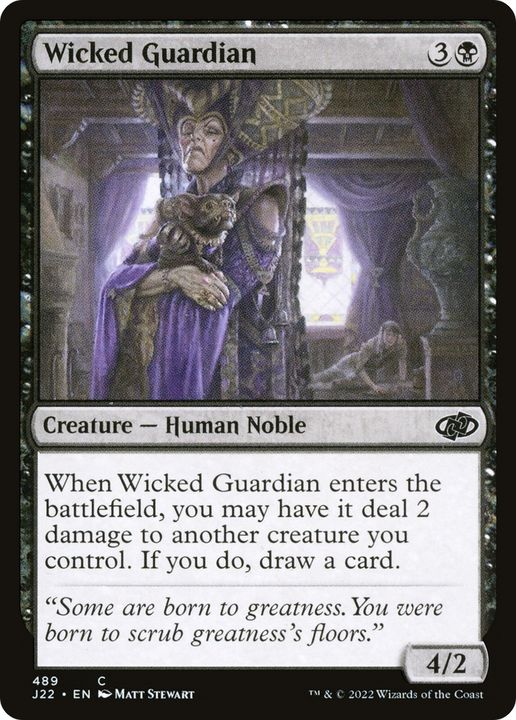 Wicked Guardian in the group Magic the Gathering / Types / Creatures / Human at Proxyprinters.com (67377)