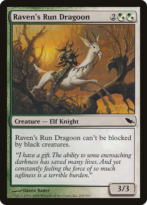 Raven's Run Dragoon in the group Magic the Gathering / Sets / Shadowmoor at Proxyprinters.com (67411)