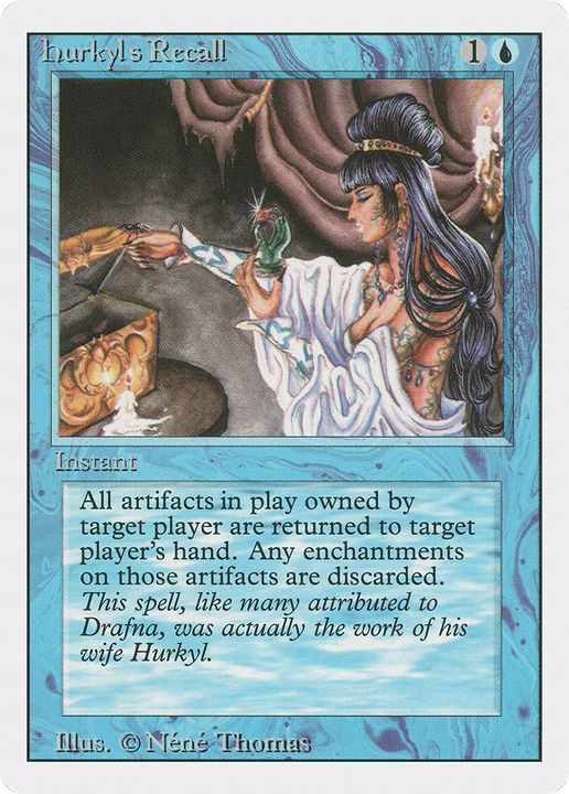 Hurkyl's Recall in the group Magic the Gathering / Types / Colors / Blue at Proxyprinters.com (67425)