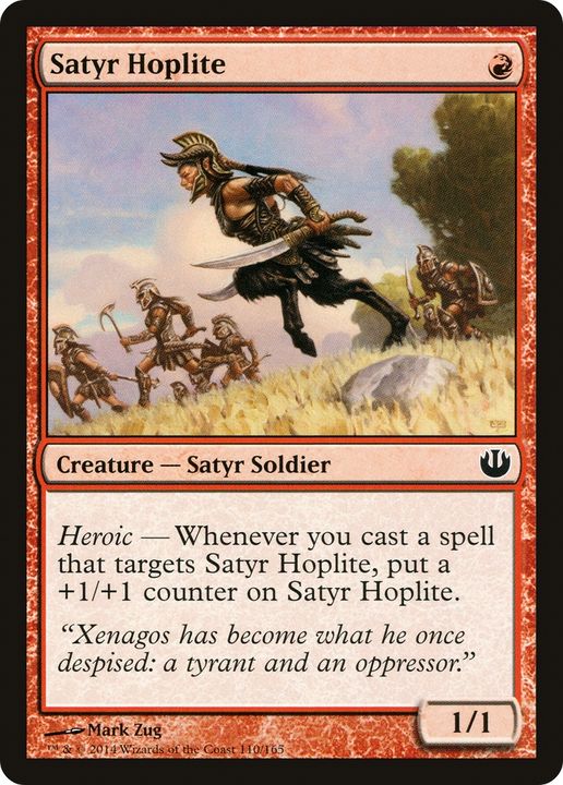 Satyr Hoplite in the group Magic the Gathering / Types / Colors / Red at Proxyprinters.com (67428)