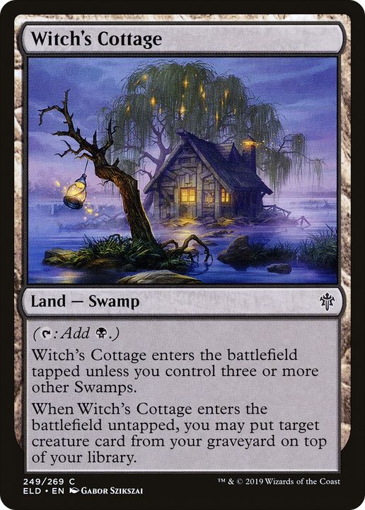 Witch's Cottage in the group Magic the Gathering / Sets / Throne of Eldraine at Proxyprinters.com (67435)