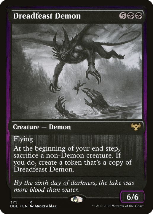 Dreadfeast Demon in the group Magic the Gathering / Sets / Innistrad: Double Feature at Proxyprinters.com (67451)