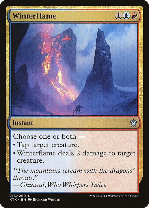 Winterflame in the group Magic the Gathering / Types / Colors / Multicolors / R, U at Proxyprinters.com (67474)