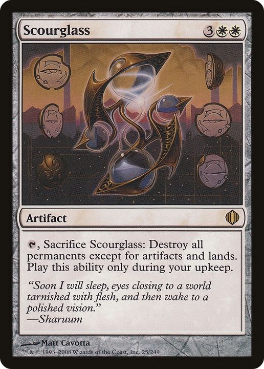 Scourglass in the group Magic the Gathering / Types / Artifacts / Artifact at Proxyprinters.com (67485)