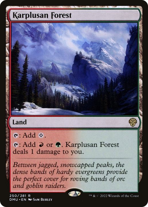 Karplusan Forest in the group Magic the Gathering / Types / Colors / Colorless at Proxyprinters.com (67487)