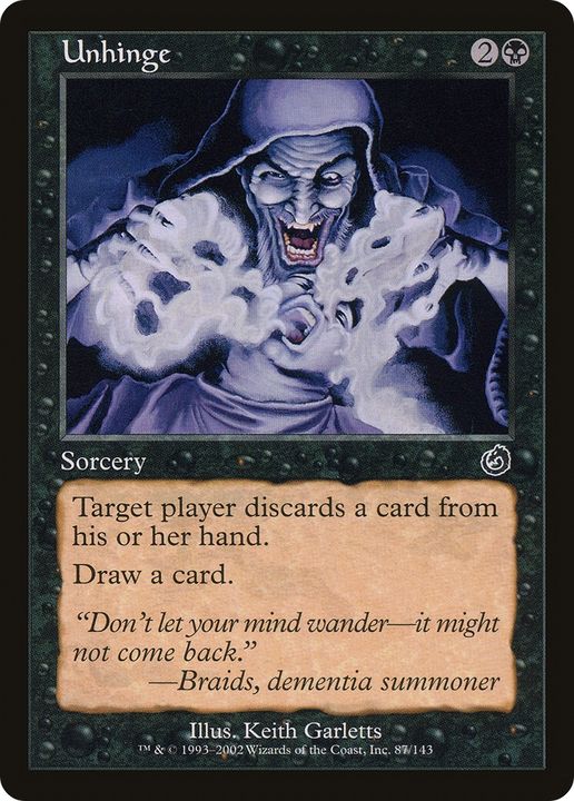 Unhinge in the group Magic the Gathering / Types / Colors / Black at Proxyprinters.com (67491)