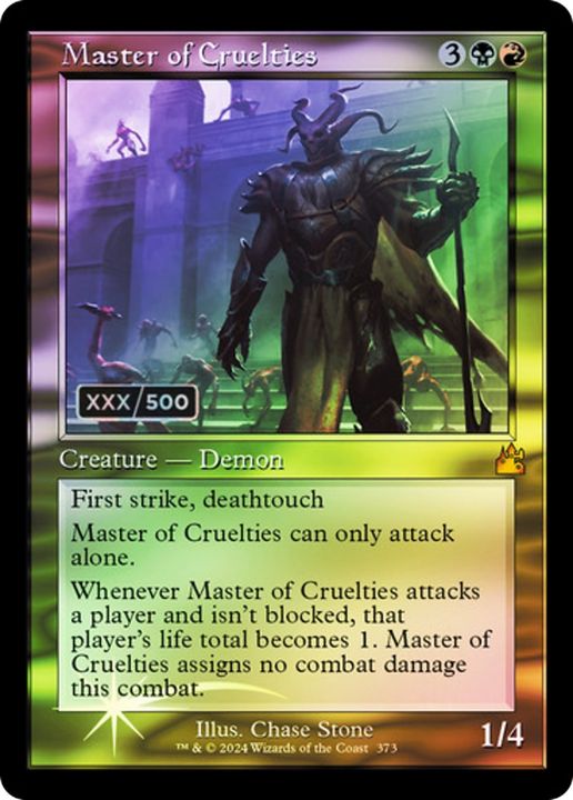 Master of Cruelties in the group Magic the Gathering / Sets / Ravnica: City of Guilds Promos at Proxyprinters.com (67495)