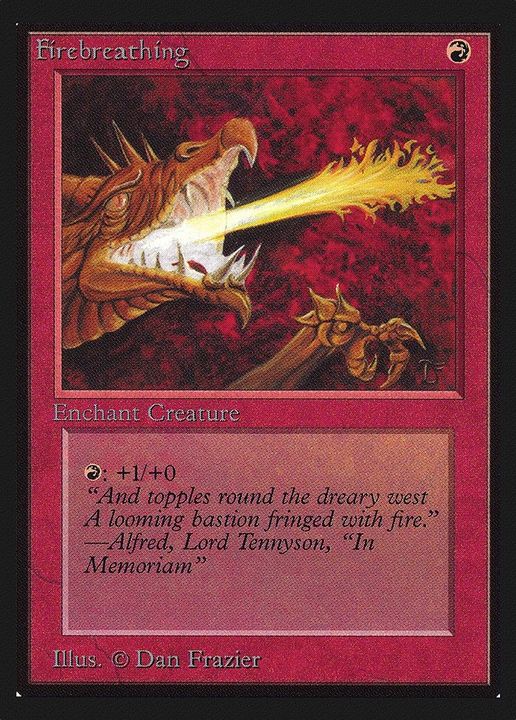 Firebreathing in the group Magic the Gathering / Types / Colors / Red at Proxyprinters.com (6751)