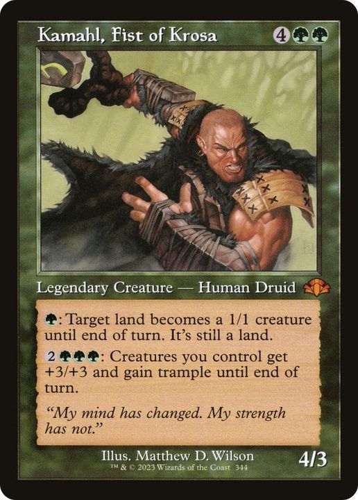 Kamahl, Fist of Krosa in the group Magic the Gathering / Types / Creatures / Human at Proxyprinters.com (6752)