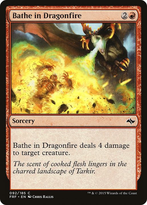 Bathe in Dragonfire in the group Magic the Gathering / Sets / Fate Reforged at Proxyprinters.com (67547)