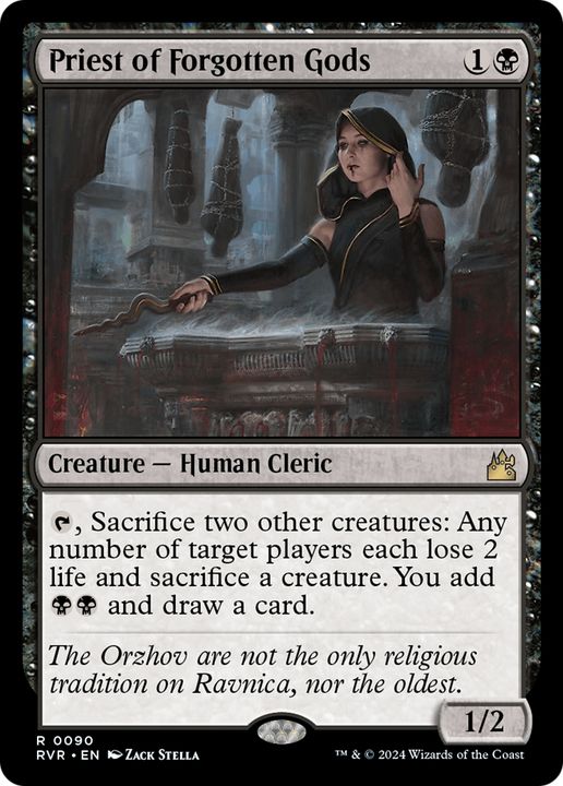 Priest of Forgotten Gods in the group Magic the Gathering / Types / Creatures / Human at Proxyprinters.com (67548)