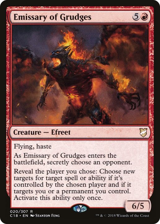 Emissary of Grudges in the group Magic the Gathering / Sets / Commander 2018 at Proxyprinters.com (67554)