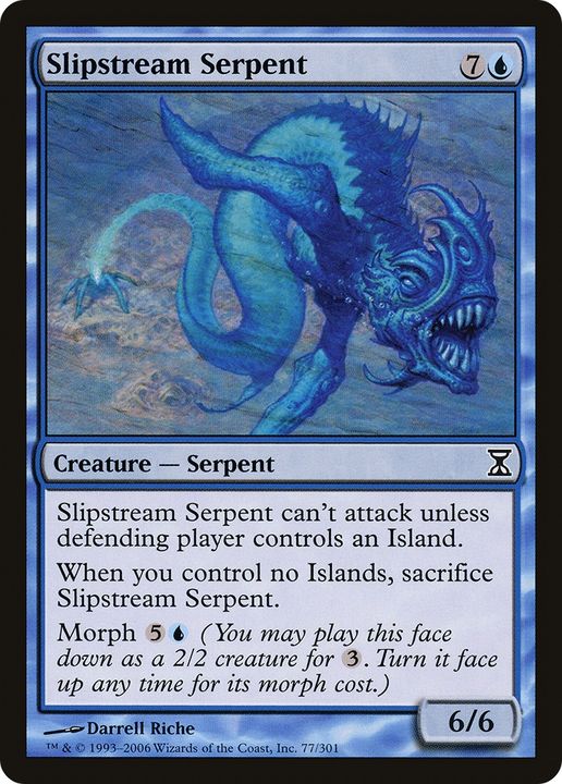 Slipstream Serpent in the group Magic the Gathering / Types / Colors / Blue at Proxyprinters.com (67566)