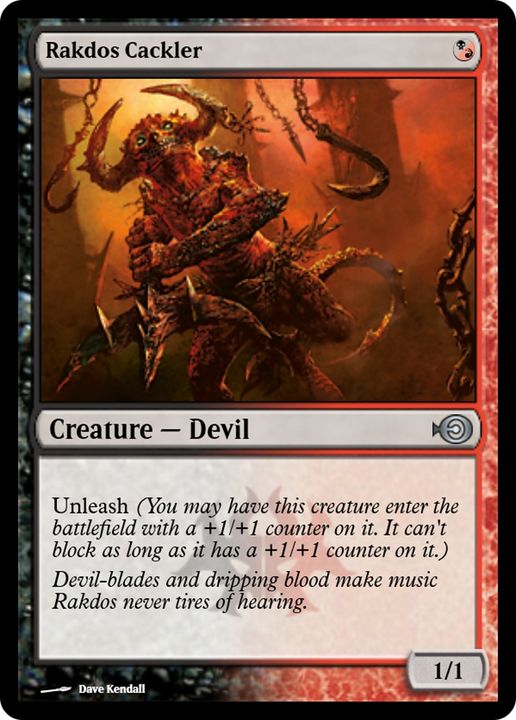 Rakdos Cackler in the group Magic the Gathering / Types / Colors / Multicolors / B, R at Proxyprinters.com (67583)