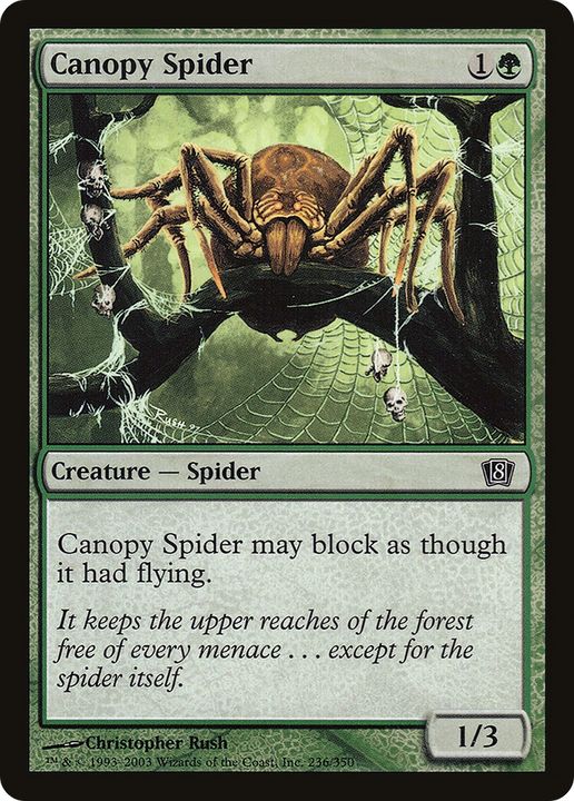 Canopy Spider in the group Magic the Gathering / Types / Colors / Green at Proxyprinters.com (67585)