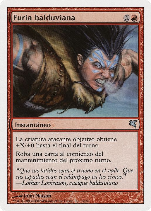 Balduvian Rage in the group Magic the Gathering / Types / Colors / Red at Proxyprinters.com (67590)