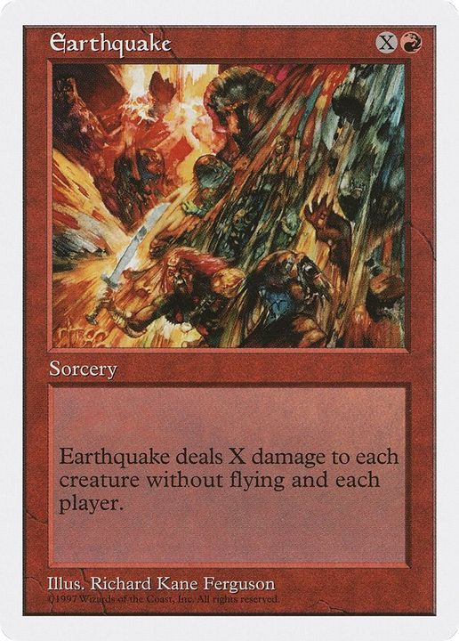 Earthquake in the group Magic the Gathering / Types / Colors / Red at Proxyprinters.com (676)