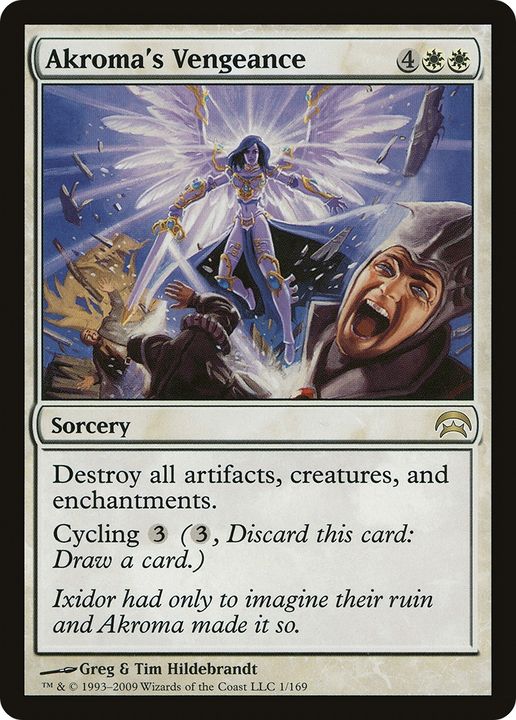 Akroma's Vengeance in the group Magic the Gathering / Types / Colors / White at Proxyprinters.com (67606)