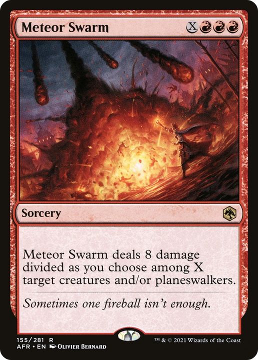 Meteor Swarm in the group Magic the Gathering / Sets / Adventures in the Forgotten Realms at Proxyprinters.com (67607)