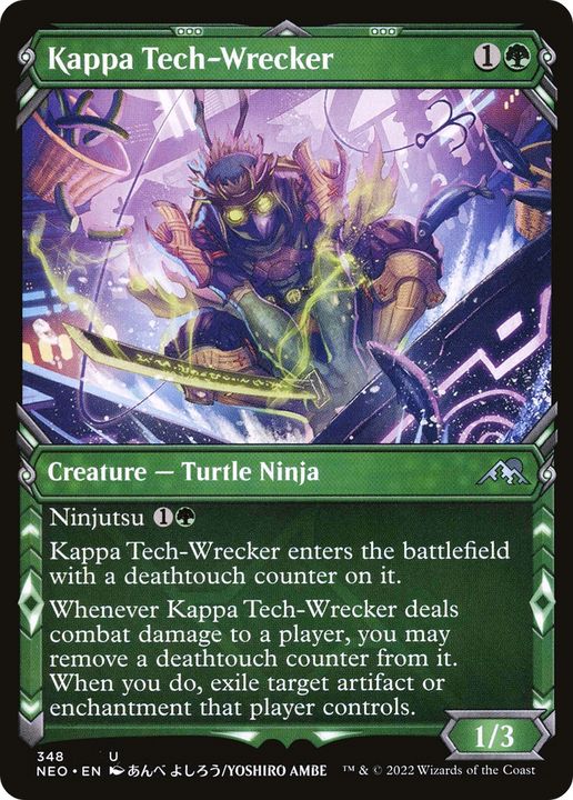 Kappa Tech-Wrecker in the group Magic the Gathering / Sets / Kamigawa: Neon Dynasty at Proxyprinters.com (67623)