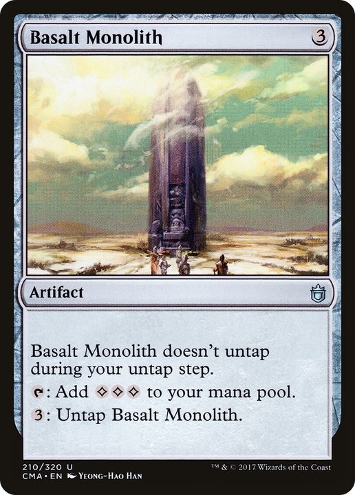 Basalt Monolith in the group Magic the Gathering / Types / Artifacts / Artifact at Proxyprinters.com (67629)