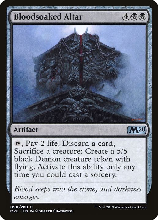 Bloodsoaked Altar in the group Magic the Gathering / Types / Artifacts / Artifact at Proxyprinters.com (67658)