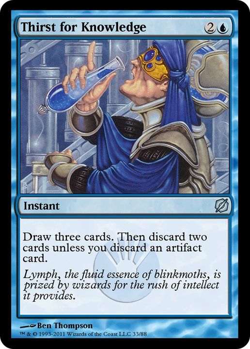 Thirst for Knowledge in the group Magic the Gathering / Types / Colors / Blue at Proxyprinters.com (67701)