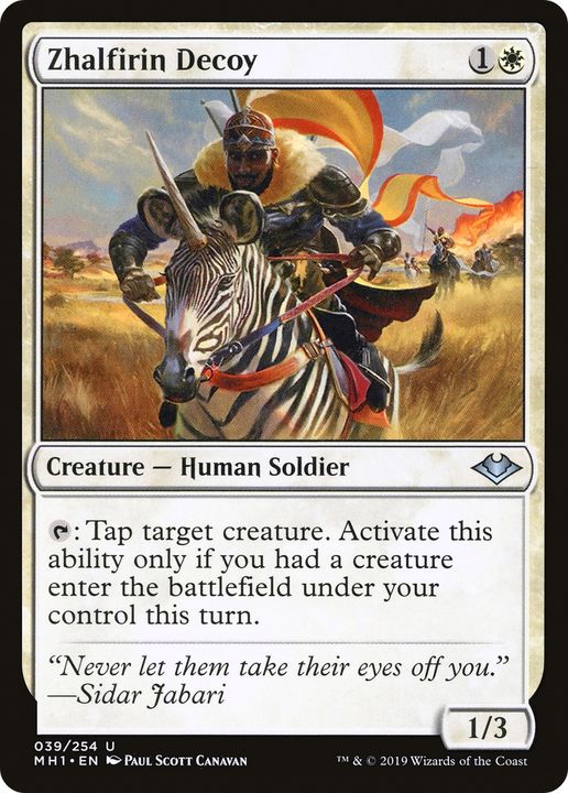 Zhalfirin Decoy in the group Magic the Gathering / Types / Creatures / Human at Proxyprinters.com (67713)