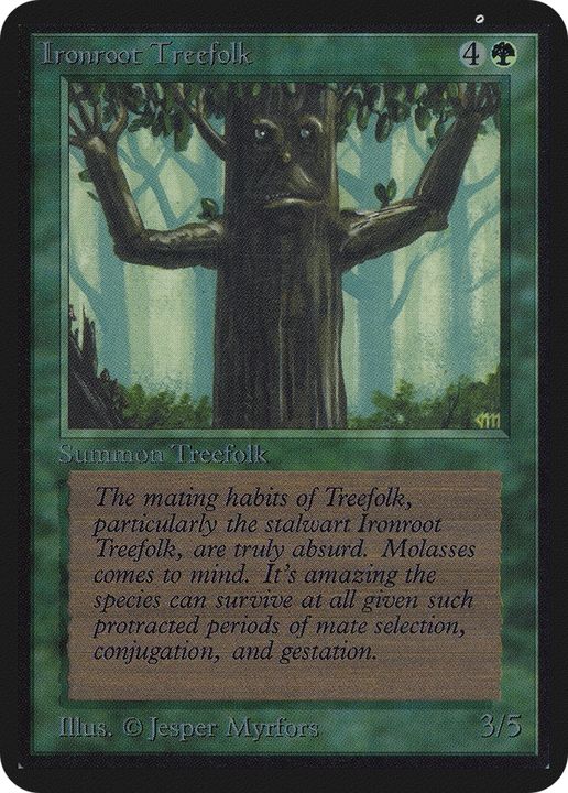 Ironroot Treefolk in the group Magic the Gathering / Sets / Limited Edition Alpha at Proxyprinters.com (67714)