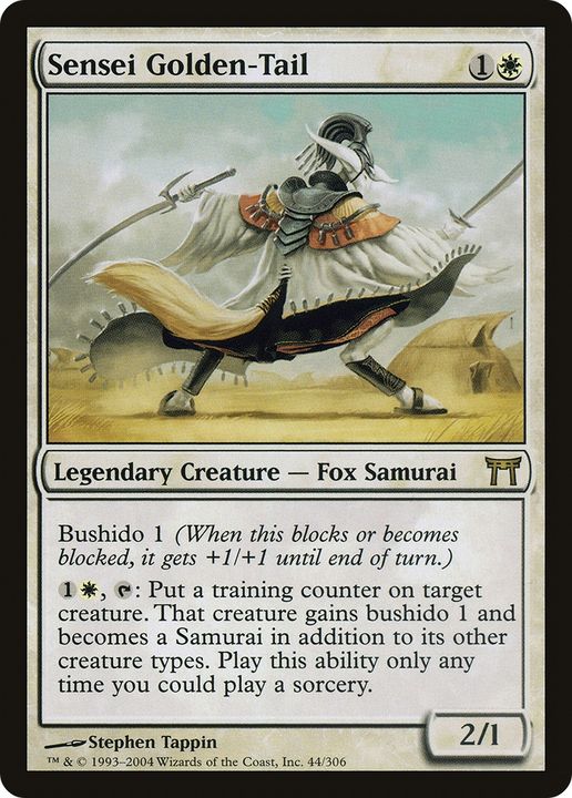 Sensei Golden-Tail in the group Magic the Gathering / Types / Colors / White at Proxyprinters.com (67716)