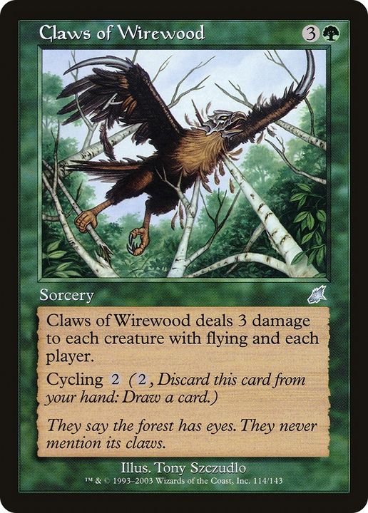 Claws of Wirewood in the group Magic the Gathering / Types / Colors / Green at Proxyprinters.com (67739)