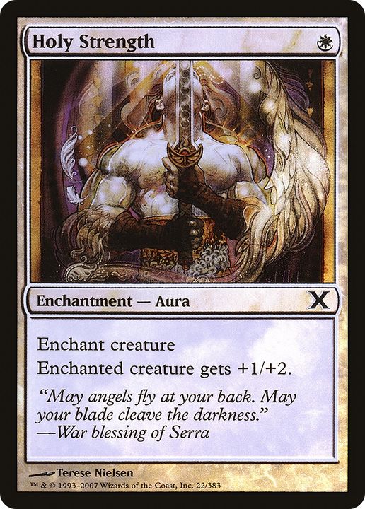 Holy Strength in the group Magic the Gathering / Sets / Tenth Edition at Proxyprinters.com (67753)