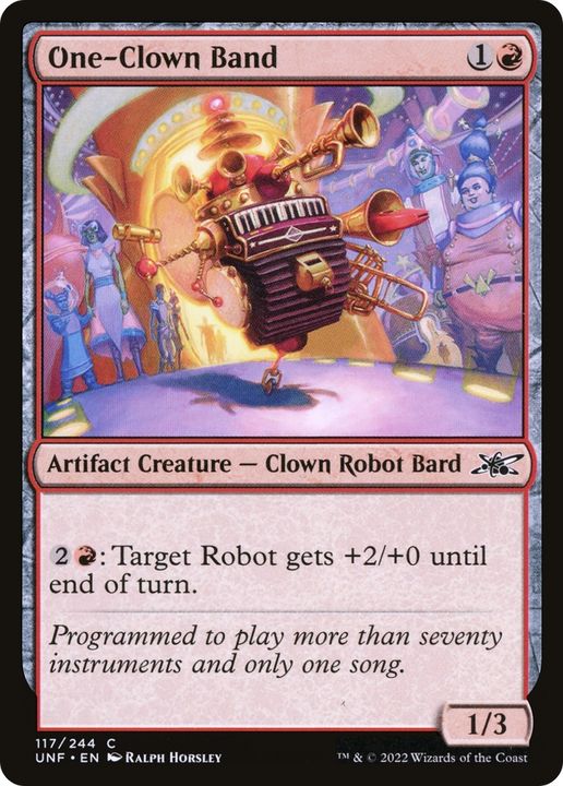 One-Clown Band in the group Magic the Gathering / Types / Colors / Red at Proxyprinters.com (67782)