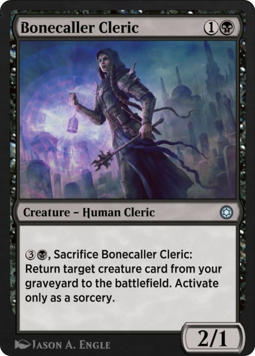 Bonecaller Cleric in the group Magic the Gathering / Sets / Alchemy Horizons: Baldur's Gate at Proxyprinters.com (67796)