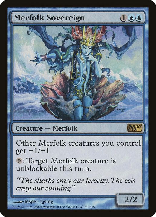 Merfolk Sovereign in the group Magic the Gathering / Types / Colors / Blue at Proxyprinters.com (67808)