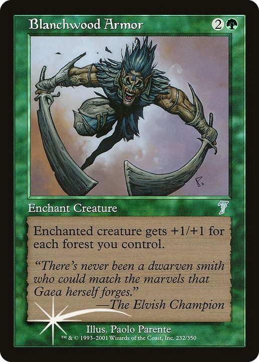 Blanchwood Armor in the group Magic the Gathering / Types / Colors / Green at Proxyprinters.com (6781)