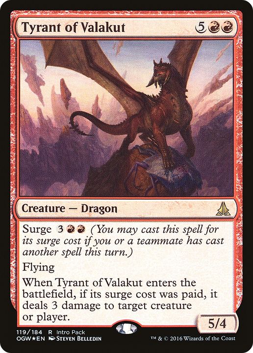 Tyrant of Valakut in the group Magic the Gathering / Types / Colors / Red at Proxyprinters.com (67811)