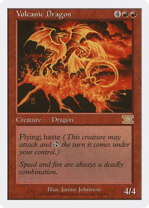 Volcanic Dragon in the group Magic the Gathering / Types / Colors / Red at Proxyprinters.com (67813)