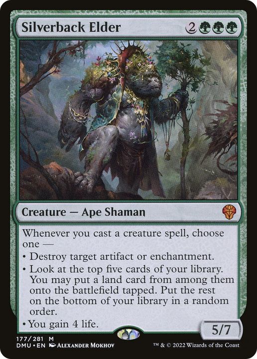 Silverback Elder in the group Magic the Gathering / Types / Colors / Green at Proxyprinters.com (67818)